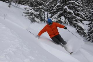 Off piste ski lesson in megeve
